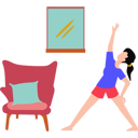 پیش‌نمایش فایل fitness-girl-doing-exercising-at-home-8683563 از پک مدیتیشن