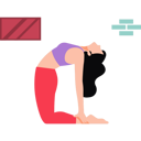 پیش‌نمایش فایل girl-doing-camel-pose-yoga-exercise-8683554 از پک مدیتیشن
