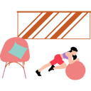 پیش‌نمایش فایل girl-doing-exercising-with-ball-8683530 از پک مدیتیشن