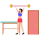 پیش‌نمایش فایل girl-doing-lifting-weights-8683523 از پک مدیتیشن