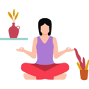 پیش‌نمایش فایل girl-doing-seated-yoga-pose-8683553 از پک مدیتیشن