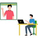 پیش‌نمایش فایل boys-are-talking-about-work-online-8698724 از پک کارمندان دورکار