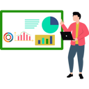پیش‌نمایش فایل the-boy-is-working-on-a-chart-graph-8698704 از پک کارمندان دورکار
