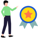 پیش‌نمایش فایل boy-standing-with-star-medal-8729112 از پک شادی