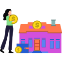 پیش‌نمایش فایل girl-investing-money-in-house-8729107 از پک شادی