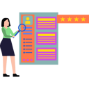 پیش‌نمایش فایل girl-looking-for-star-rating-candidate-8729095 از پک شادی