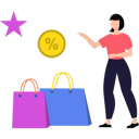 پیش‌نمایش فایل girl-shopping-at-discount-8729111 از پک شادی