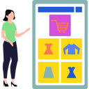 پیش‌نمایش فایل girl-shopping-online-8729103 از پک شادی