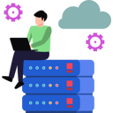 پیش‌نمایش فایل man-working-on-server-configuration-8729079 از پک شادی
