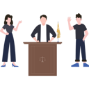 پیش‌نمایش فایل couple-are-arguing-in-a-courtroom-8740961 از پک حقوق و عدالت