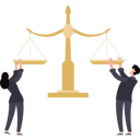 پیش‌نمایش فایل couple-holding-a-scale-of-justice-8740959 از پک حقوق و عدالت