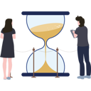 پیش‌نمایش فایل couple-looking-at-sandglass-8740985 از پک حقوق و عدالت