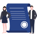 پیش‌نمایش فایل couple-stand-with-legal-document-8741158 از پک حقوق و عدالت
