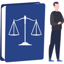 پیش‌نمایش فایل male-lawyer-is-reading-law-books-8741147 از پک حقوق و عدالت