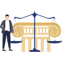 پیش‌نمایش فایل male-lawyer-stands-near-the-scale-of-justice-8741119 از پک حقوق و عدالت