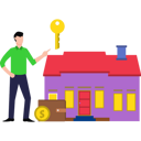 پیش‌نمایش فایل boy-is-investing-money-by-buying-a-house-8698684 از پک سرمایه‌گذاری و تأمین مالی