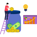پیش‌نمایش فایل boy-is-saving-money-in-a-jar-8698668 از پک سرمایه‌گذاری و تأمین مالی