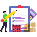 پیش‌نمایش فایل boy-is-working-on-a-dollar-checklist-8698692 از پک سرمایه‌گذاری و تأمین مالی