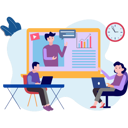 پیش‌نمایش فایل boy-and-girl-learning-online-8730363 از پک آموزش و یادگیری