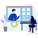 پیش‌نمایش فایل boy-teaching-girl-online-8730355 از پک آموزش و یادگیری