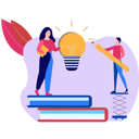پیش‌نمایش فایل girl-and-boy-having-study-idea-8730340 از پک آموزش و یادگیری