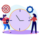پیش‌نمایش فایل girls-looking-at-time-clock-8740518 از پک آموزش و یادگیری