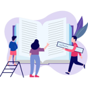 پیش‌نمایش فایل students-learning-from-book-8740536 از پک آموزش و یادگیری