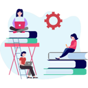 پیش‌نمایش فایل students-studying-online-8740523 از پک آموزش و یادگیری