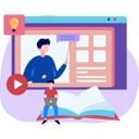 پیش‌نمایش فایل young-boy-learning-online-8730346 از پک آموزش و یادگیری