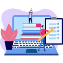 پیش‌نمایش فایل young-boy-working-on-academic-checklist-8730328 از پک آموزش و یادگیری