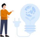 پیش‌نمایش فایل boy-is-looking-at-the-green-bulb-8822919 از پک محیط زیست