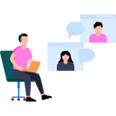 پیش‌نمایش فایل boy-is-doing-an-online-group-study-8834069 از پک یادگیری آنلاین