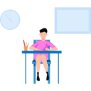 پیش‌نمایش فایل boy-is-reading-at-his-desk-8834054 از پک یادگیری آنلاین