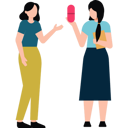 پیش‌نمایش فایل girls-are-taking-covid-safety-medicine-8825370 از پک کرونا و واکسیناسیون
