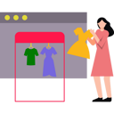پیش‌نمایش فایل girl-doing-online-shopping-8834460 از پک مد