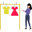 پیش‌نمایش فایل girl-looking-at-clothes-8834445 از پک مد