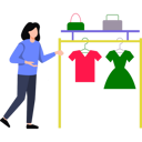 پیش‌نمایش فایل girl-looking-at-clothes-8834447 از پک مد