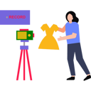 پیش‌نمایش فایل girl-making-promotional-videos-for-clothes-8834459 از پک مد