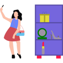 پیش‌نمایش فایل girl-taking-selfie-in-shopping-store-8834467 از پک مد
