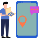 پیش‌نمایش فایل boy-buying-food-online-8834716 از پک تحویل غذا