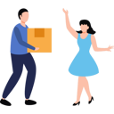 پیش‌نمایش فایل delivery-boy-giving-package-to-girl-8834714 از پک تحویل غذا