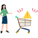 پیش‌نمایش فایل a-girl-sees-a-warning-on-a-shopping-trolley-8838116 از پک رابط کاربری و تجربه کاربری