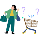 پیش‌نمایش فایل the-girl-is-looking-at-the-empty-trolley-8838094 از پک رابط کاربری و تجربه کاربری