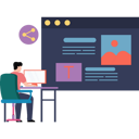 پیش‌نمایش فایل a-boy-is-looking-at-a-web-page-8835596 از پک رسانه‌های اجتماعی