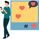 پیش‌نمایش فایل boy-is-liking-the-post-8835599 از پک رسانه‌های اجتماعی