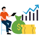 پیش‌نمایش فایل the-boy-is-looking-at-the-dollar-graph-8836759 از پک استارتاپ‌ها و فناوری