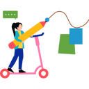 پیش‌نمایش فایل the-girl-is-designing-8836752 از پک استارتاپ‌ها و فناوری