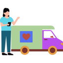 پیش‌نمایش فایل a-girl-watches-a-charity-truck-8836255 از پک کار اجتماعی و خیریه