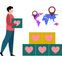 پیش‌نمایش فایل the-boy-is-collecting-charity-boxes-to-ship-around-the-world-8836256 از پک کار اجتماعی و خیریه