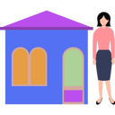 پیش‌نمایش فایل the-girl-is-standing-outside-the-house-8836247 از پک کار اجتماعی و خیریه